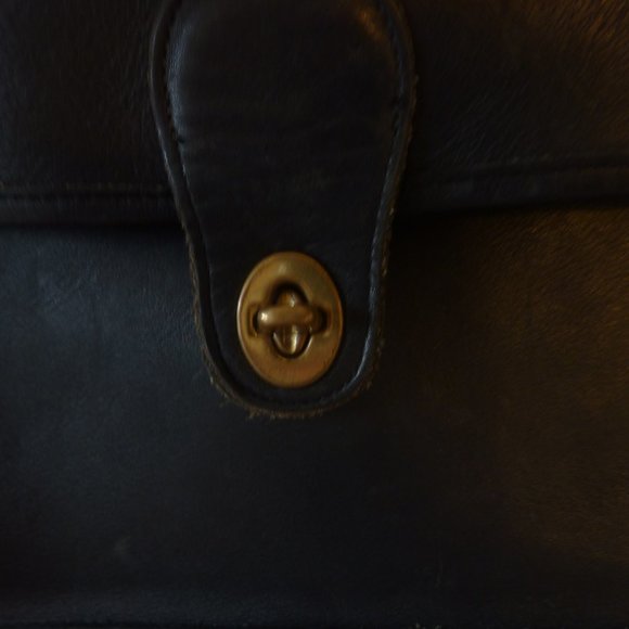 Vintage Black Coach Briefcase - Picture 3 of 13